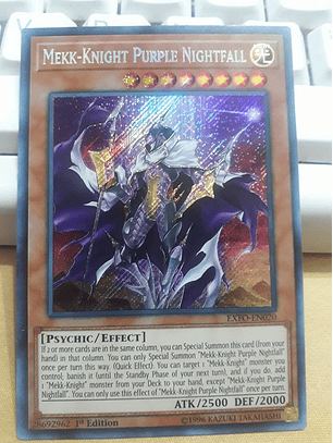 Mekk-Knight Purple Nightfall - EXFO-EN020 - Secret Rare 
