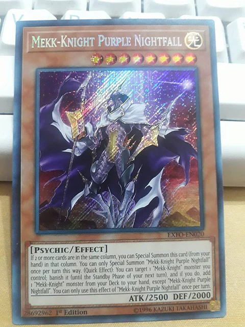 Mekk-Knight Purple Nightfall - EXFO-EN020 - Secret Rare 