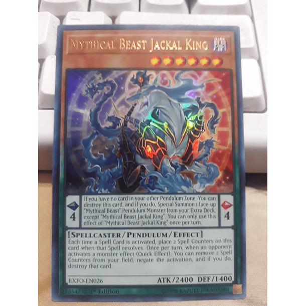 Mythical Beast Jackal King - EXFO-EN026 - Ultra Rare