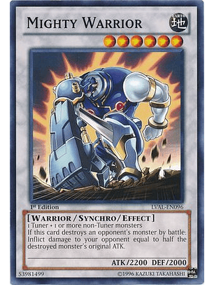 Mighty Warrior - LVAL-EN096 - Common 