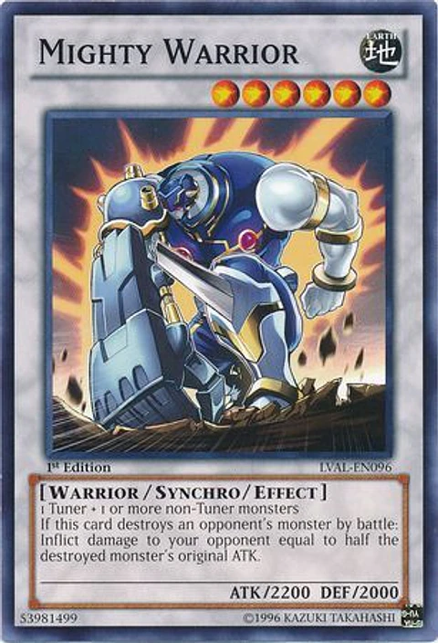 Mighty Warrior - LVAL-EN096 - Common 