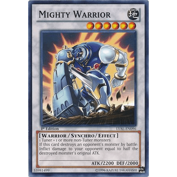 Mighty Warrior - LVAL-EN096 - Common 