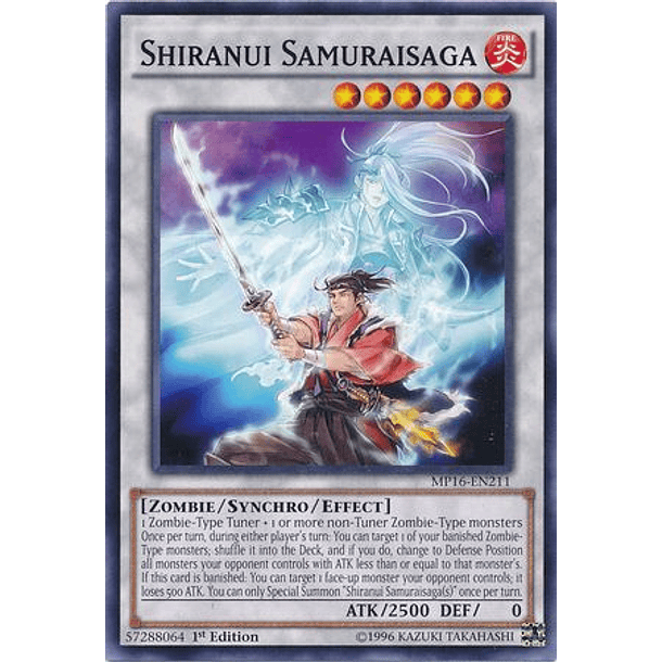 Shiranui Samuraisaga - MP16-EN211 - Common 