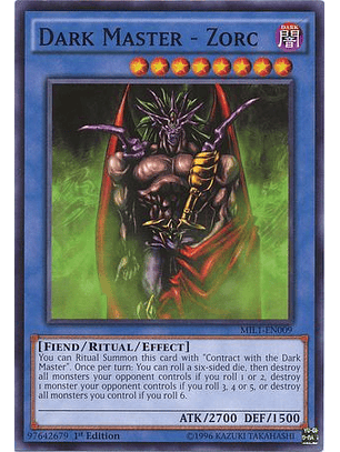 Dark Master - Zorc - MIL1-EN009 - Common  
