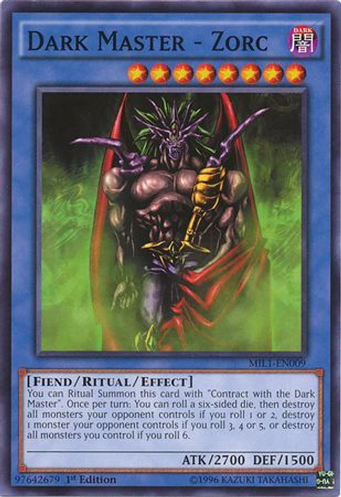 Dark Master - Zorc - MIL1-EN009 - Common  