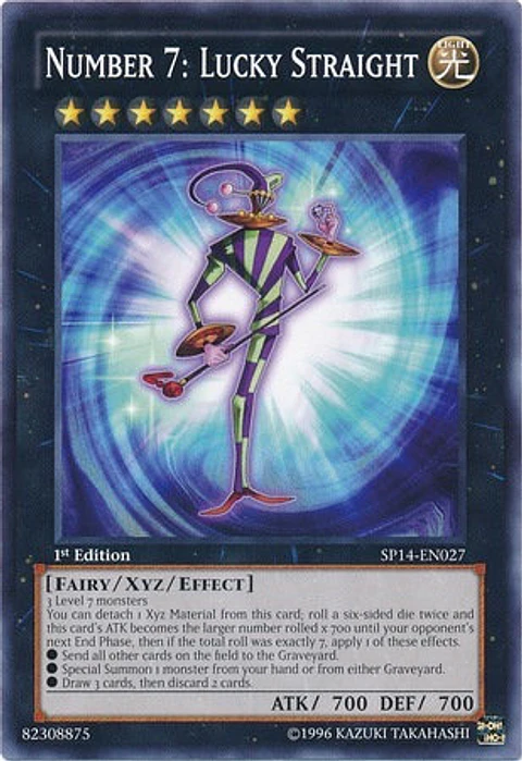 Number 7: Lucky Straight - SP14-EN027 - Common