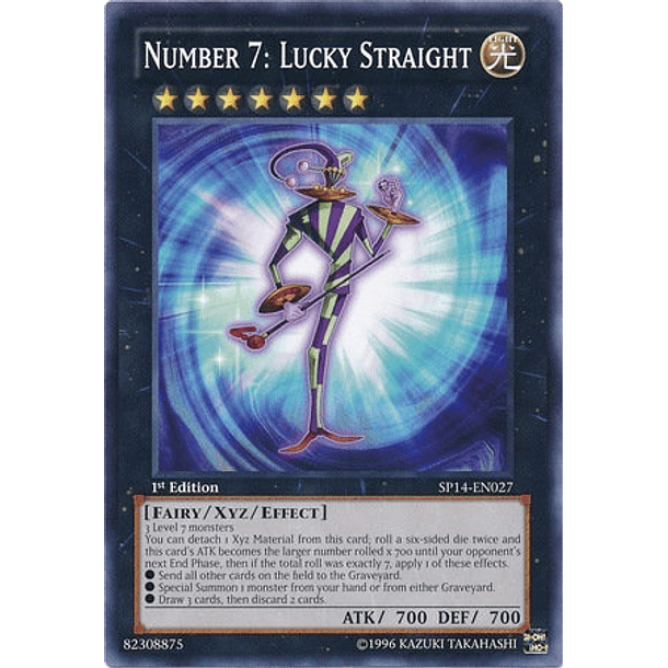 Number 7: Lucky Straight - SP14-EN027 - Common