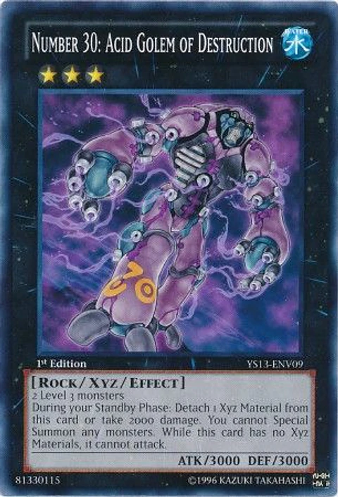 Number 30: Acid Golem of Destruction - YS13-ENV09 - Common
