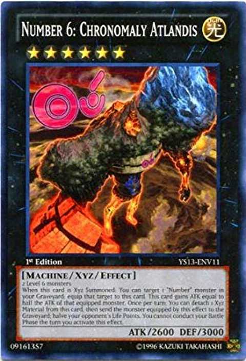 Number 6: Chronomaly Atlandis - YS13-ENV11 - Common (desgastado)