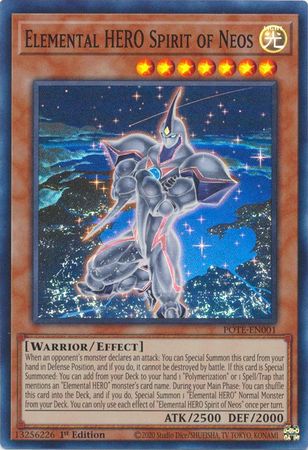 Elemental HERO Spirit of Neos - POTE-EN001 - Super Rare 1