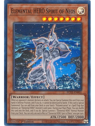 Elemental HERO Spirit of Neos - POTE-EN001 - Super Rare