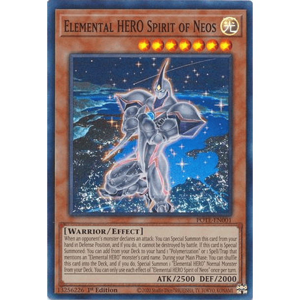 Elemental HERO Spirit of Neos - POTE-EN001 - Super Rare