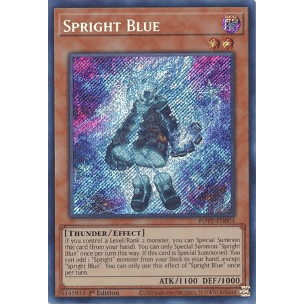 Spright Blue - POTE-EN003 - Secret Rare
