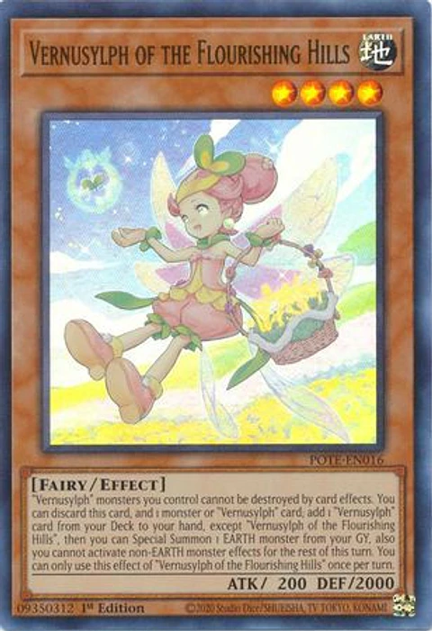 Vernusylph of the Flourishing Hills - POTE-EN016 - Ultra Rare