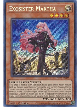 Exosister Martha - POTE-EN025 - Secret Rare 