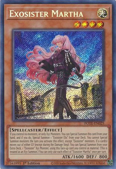 Exosister Martha - POTE-EN025 - Secret Rare 