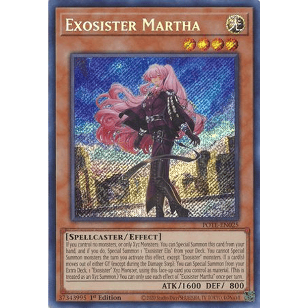 Exosister Martha - POTE-EN025 - Secret Rare 