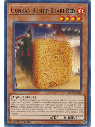 Gunkan Suship Shari Red - POTE-EN026 - Common