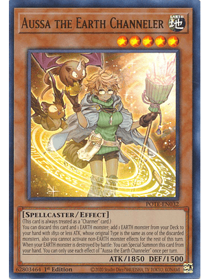 Aussa the Earth Channeler - POTE-EN032 - Ultra Rare