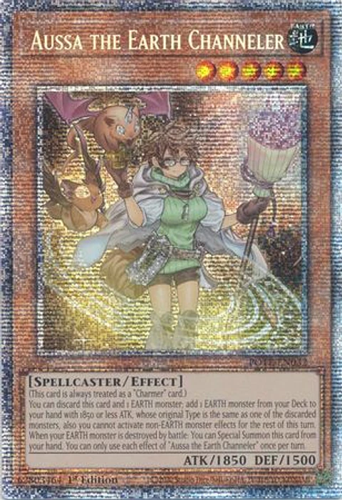 Aussa the Earth Channeler - POTE-EN032 - Starlight Rare 