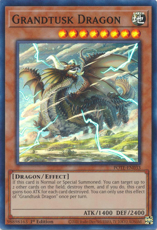 Grandtusk Dragon - POTE-EN033 - Super Rare 1