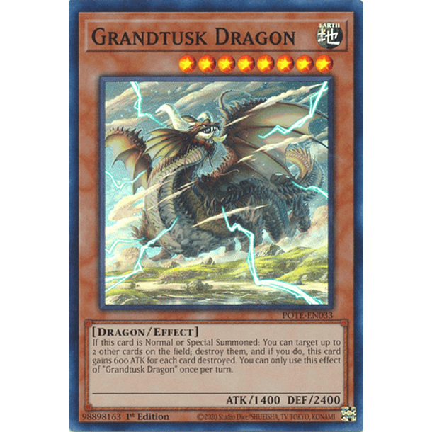 Grandtusk Dragon - POTE-EN033 - Super Rare