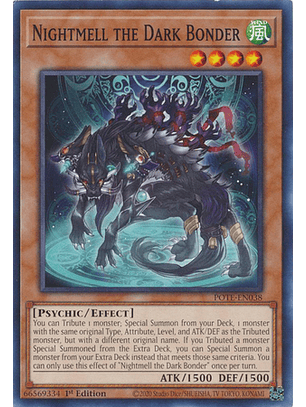 Nightmell the Dark Bonder - POTE-EN038 - Common