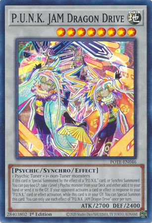 P.U.N.K. JAM Dragon Drive - POTE-EN046 - Super Rare 1