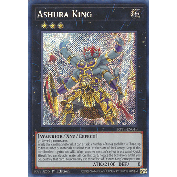 Ashura King - POTE-EN048 - Secret Rare