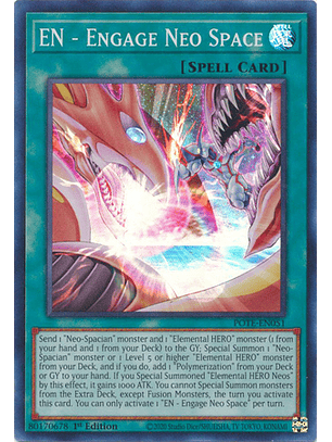 EN - Engage Neo Space - POTE-EN051 - Super Rare