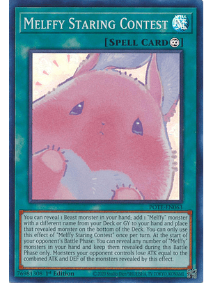 Melffy Staring Contest - POTE-EN063 - Super Rare