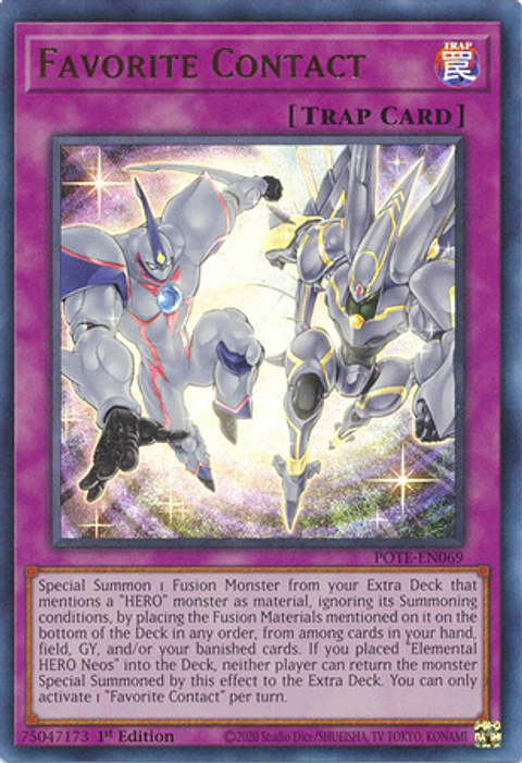 Favorite Contact - POTE-EN069 - Ultra Rare