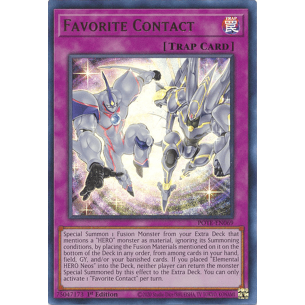 Favorite Contact - POTE-EN069 - Ultra Rare