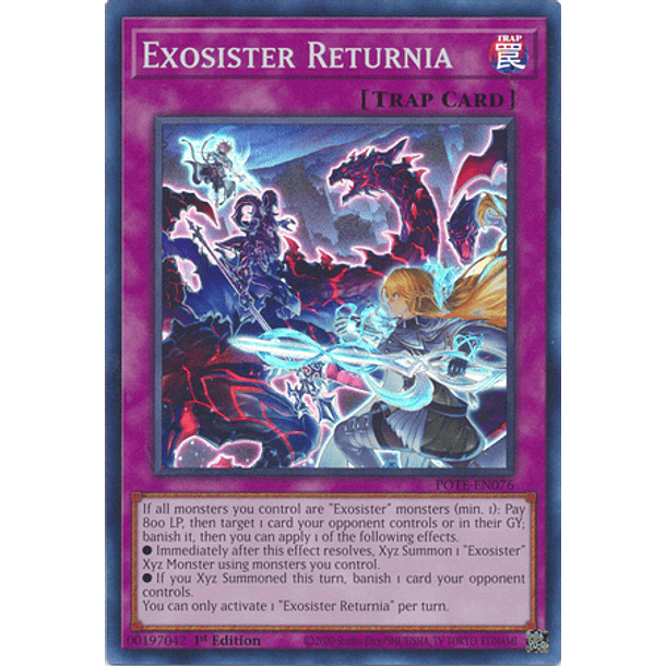 Exosister Returnia - POTE-EN076 - Super Rare