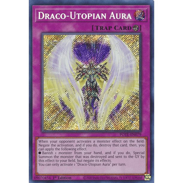 Draco-Utopian Aura - POTE-EN079 - Secret Rare