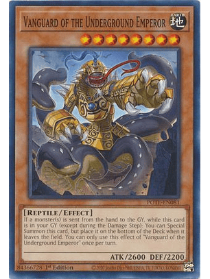 Vanguard of the Underground Emperor - POTE-EN081 - Common