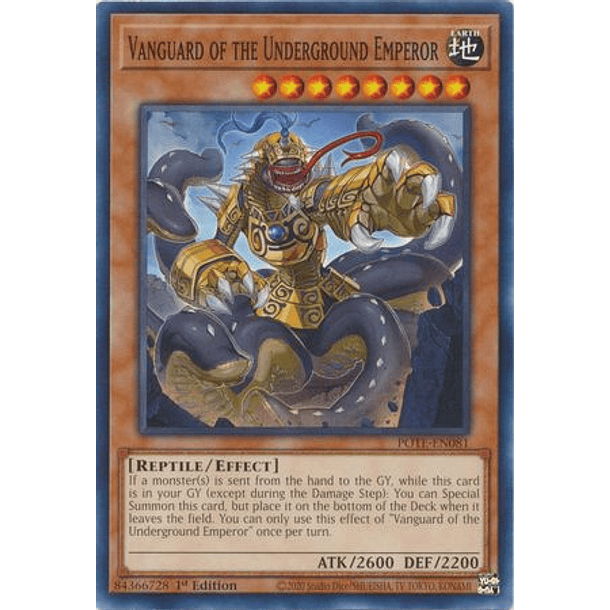 Vanguard of the Underground Emperor - POTE-EN081 - Common