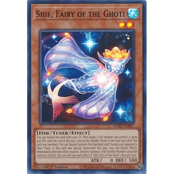 Shif, Fairy of the Ghoti - POTE-EN087 - Super Rare