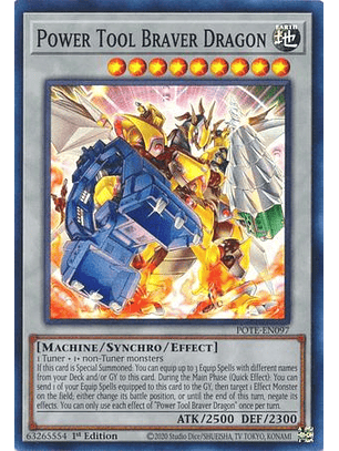 Power Tool Braver Dragon - POTE-EN097 - Super Rare
