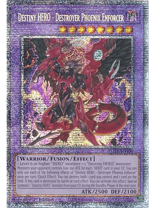 Destiny HERO - Destroyer Phoenix Enforcer - POTE-EN100 - Starlight Rare