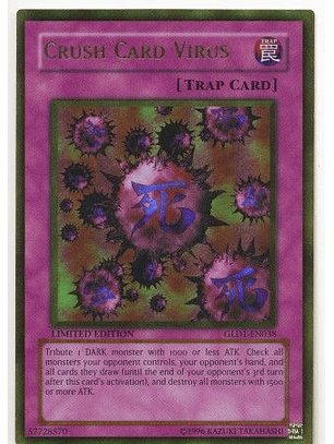 Crush Card Virus - GLD1-EN038 - Gold Rare