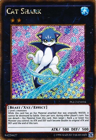 Cat Shark - PGL2-EN016 - Gold Secret Rare 1