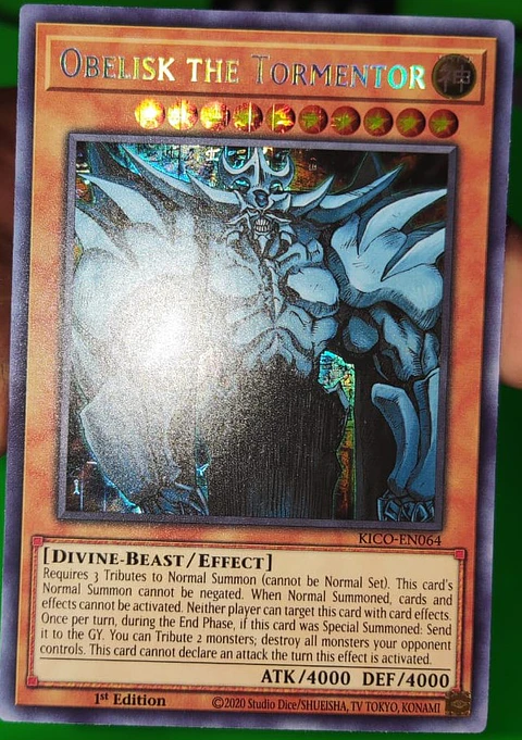 Obelisk the Tormentor - KICO-EN064 - Pharaoh Secret Rare