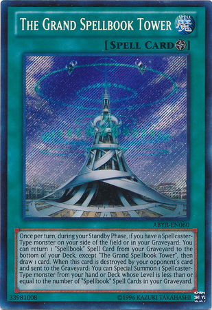 The Grand Spellbook Tower - ABYR-EN060 - Secret Rare 1