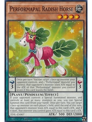 Performapal Radish Horse - TDIL-EN007 - Common