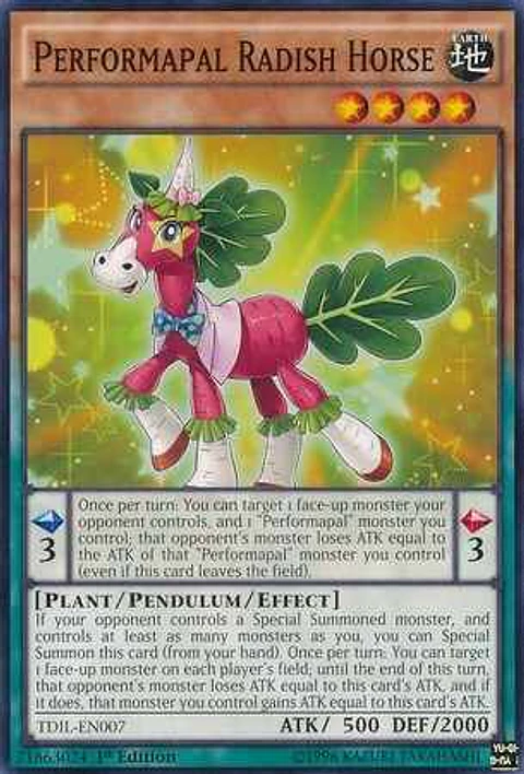 Performapal Radish Horse - TDIL-EN007 - Common