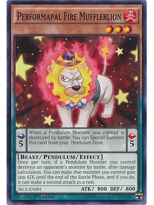 Performapal Fire Mufflerlion - SECE-EN001 - Common