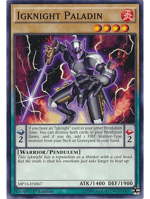 Igknight Paladin - MP16-EN067 - Common