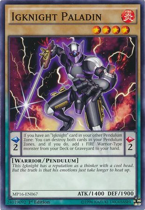 Igknight Paladin - MP16-EN067 - Common