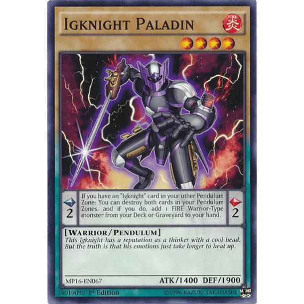 Igknight Paladin - MP16-EN067 - Common